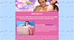 Desktop Screenshot of millamonroe.us